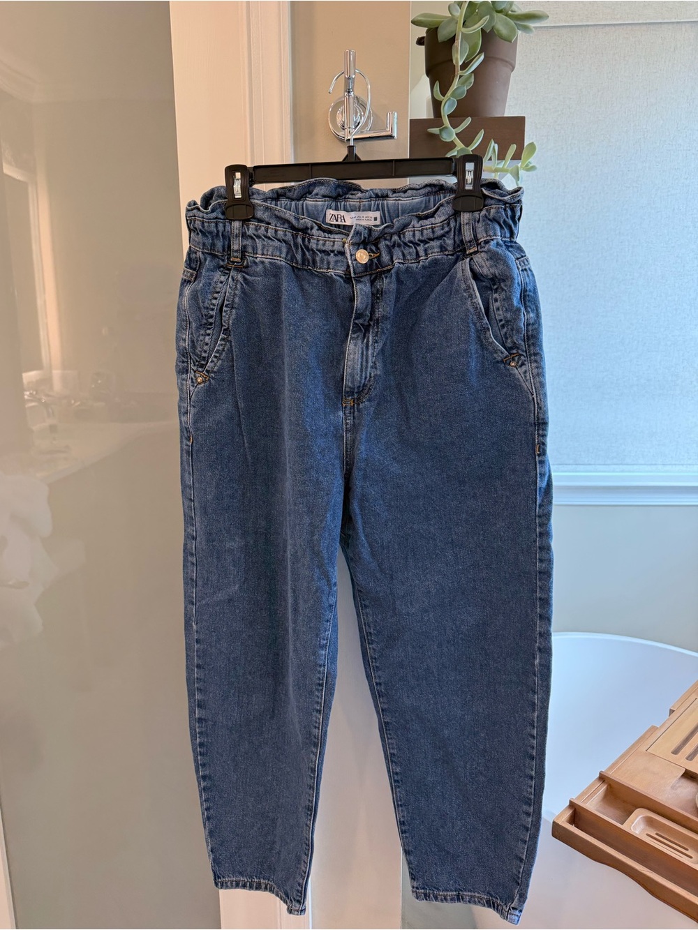 Zara Z1975 Baggy Paperbag Jeans 10